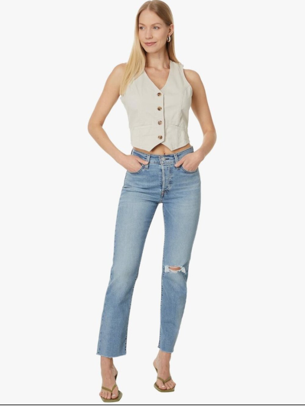 Levi's Premium Wedgie Straight Jeans, Size 30